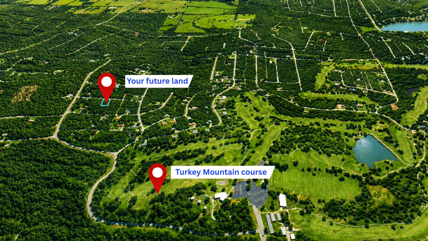 Wooded Residential Lot Near Turkey Mountain Golf Course — photo 3